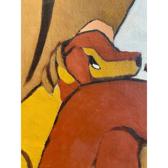 Gilbert Pauli, The Violinist, Oil on Canvas, 1995 For Sale - Image 6 of 9