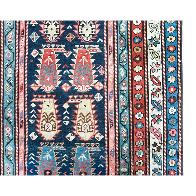 Early 20th Century Persian Ganjeh Rug For Sale - Image 10 of 16