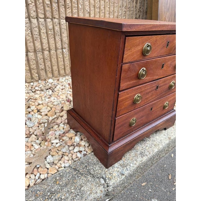 Early 20th Century Antique Chippendale Style Mahogany Chest of Drawers For Sale - Image 12 of 12