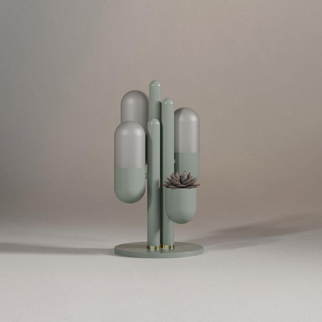 Not Yet Made - Made To Order Cactus Table Lamp by Creativemary For Sale - Image 5 of 16