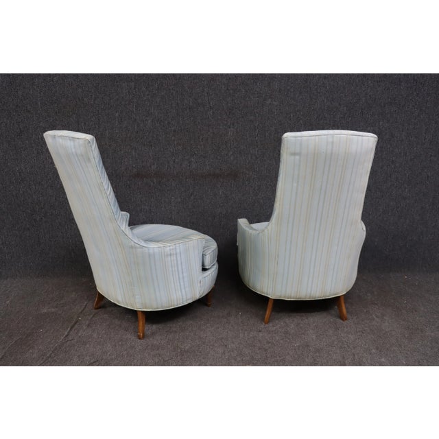 1970s Mid Century Accent Chairs/Pair For Sale - Image 5 of 10