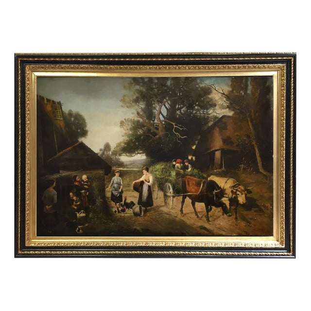 Emilio Pergola, Country Landscape, Oil on Canvas, 2005 For Sale