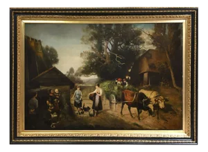 Emilio Pergola, Country Landscape, Oil on Canvas, 2005