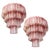 Vintage Murano Glass Tiered Chandeliers with 78 Alabaster Pink Glasses, 1990s, Set of 2 For Sale - Image 16 of 16