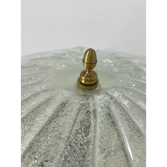 1980s Large Venetian 3-Light Murano Glass Ceiling Light, 1980s For Sale - Image 5 of 13