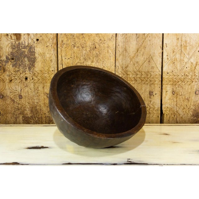 19th Century Rupa Handhewn Nepalese Bowl For Sale - Image 4 of 6