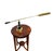 Vintage Brass and Marble Counter-Balance Desk Lamp For Sale - Image 4 of 13