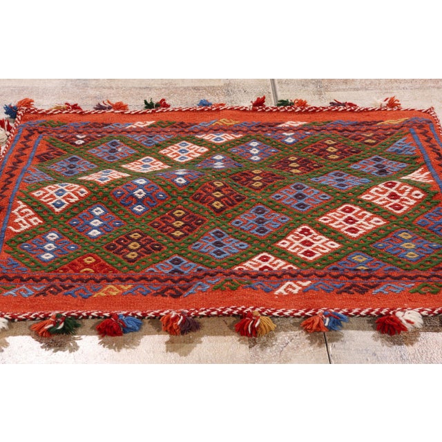 Vintage Anatolian Yüncü Chuval, 02'09 X 02'05 For Sale - Image 11 of 13