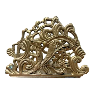Mid 20th Century Art Nouveau Brass Letter Holder