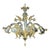 Glass Venetian Floreal Gold-Leaf Murano Glass Chandelier by Simoeng For Sale - Image 7 of 7