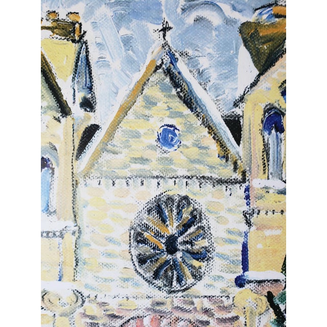 1995 St. Francis Cathedral by Spencer Walaitis Fine Art Proof Print, Vintage Signed For Sale - Image 15 of 16