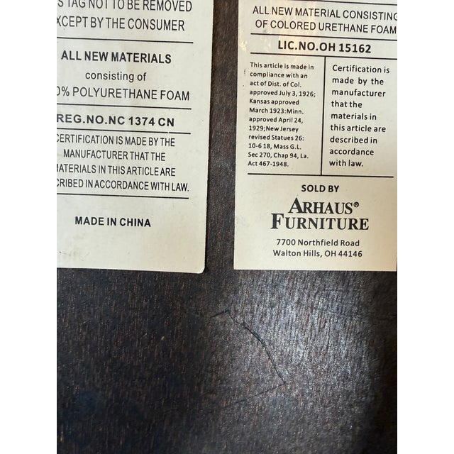 Rustic Arhaus Cadence Tan Chairs, Pair For Sale - Image 3 of 12