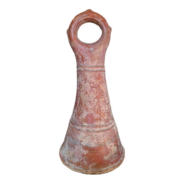 Early 20th Century Primitive African Terracotta Bedpost For Sale