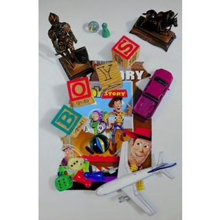 Cherished Playthings by Irene Georgopoulou | Pastel on paper Still life of toys and play items. For Sale