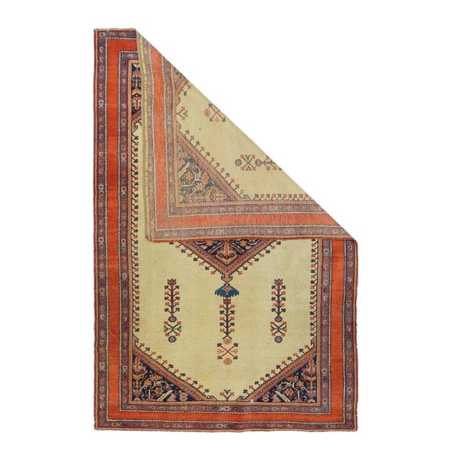 Traditional Antique Malayer Rug 4'3'' x 6'7'' For Sale - Image 3 of 10