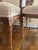 Wood Six Carved French Dining Chairs Leopard Upholstery For Sale - Image 7 of 12