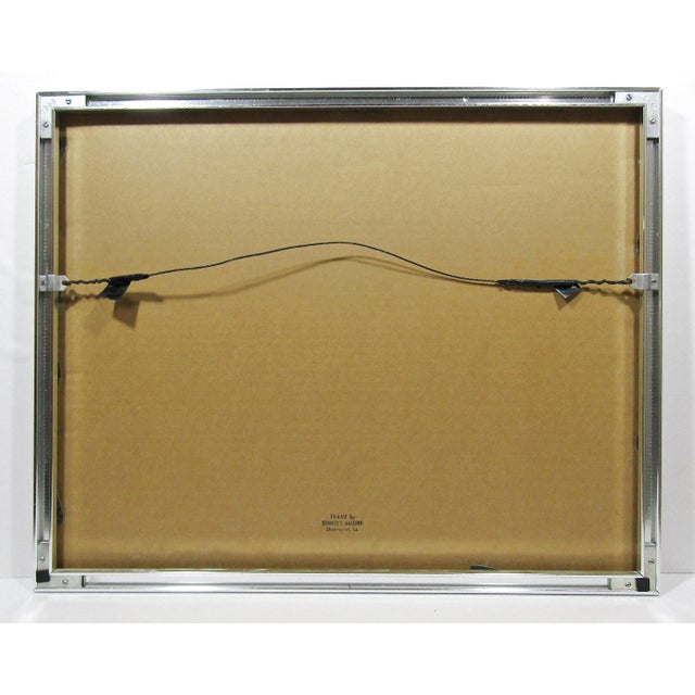 Vintage Watercolor Painting Old Country House/Barn by Norman (1963) For Sale - Image 9 of 9