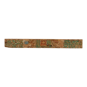 Vibrant Multicolor Indian Teak Architectural Lintel