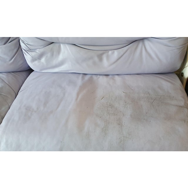 Mauve Ouverture Modular Sofa with Marble Coffee Table by Pierluigi Cerri for Frau, 1980s, Set of 3 For Sale - Image 8 of 18