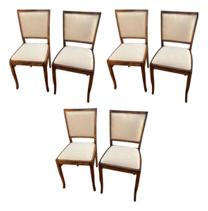 Polish Postmodern Art Deco Style Dining Chairs, 1960s, Set of 6