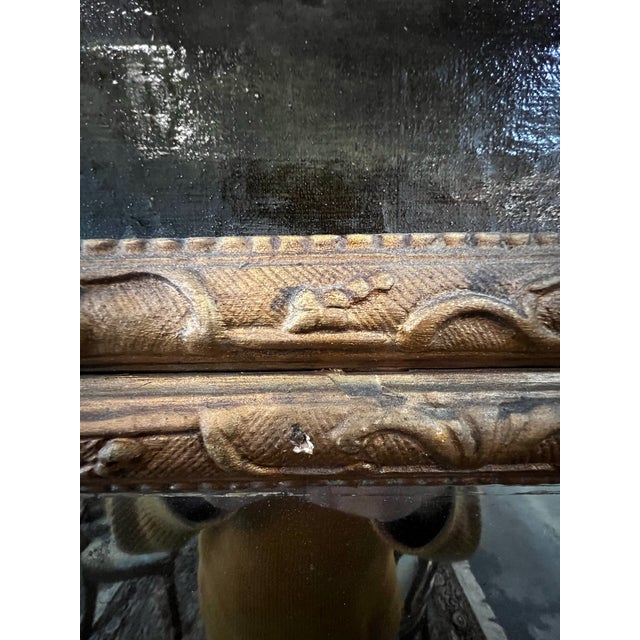 Louis Xv/Xvi Trumeau With Oil Painting For Sale In Atlanta - Image 6 of 7