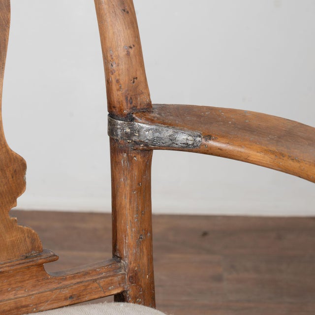Pair, 18th Century Swedish Baroque Armchairs For Sale - Image 10 of 16