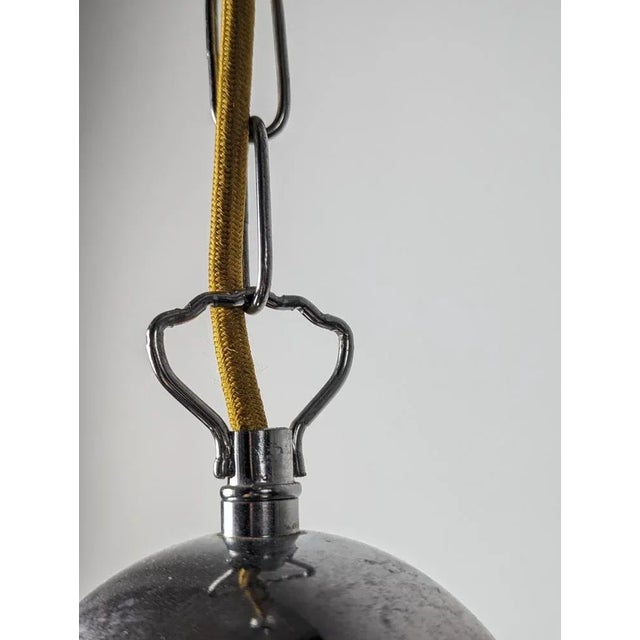 Italian Pendant Lamp with Murano Glass, 1980s For Sale - Image 4 of 8