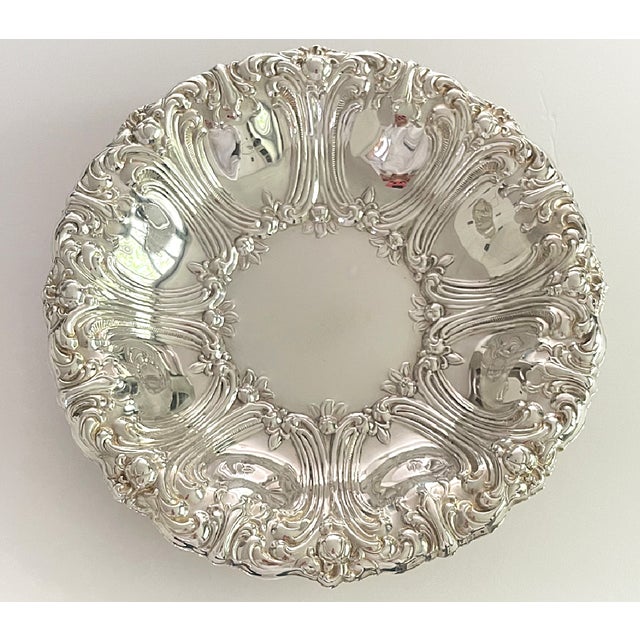 This pair consists of Gorham Silver Company's silver plated 12" bread tray and the 13" salad serving bowl. They are...