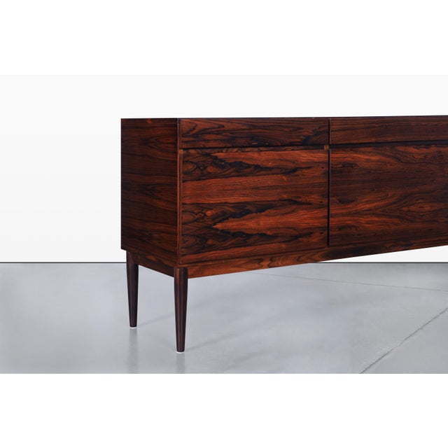 Faarup Møbelfabrik Danish Modern Brazilian Rosewood Credenza by Ib Kofod Larsen For Sale - Image 4 of 14
