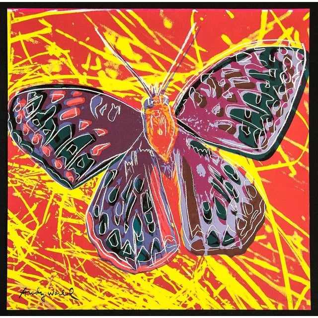 After Andy Warhol, Butterfly, Print For Sale - Image 5 of 5