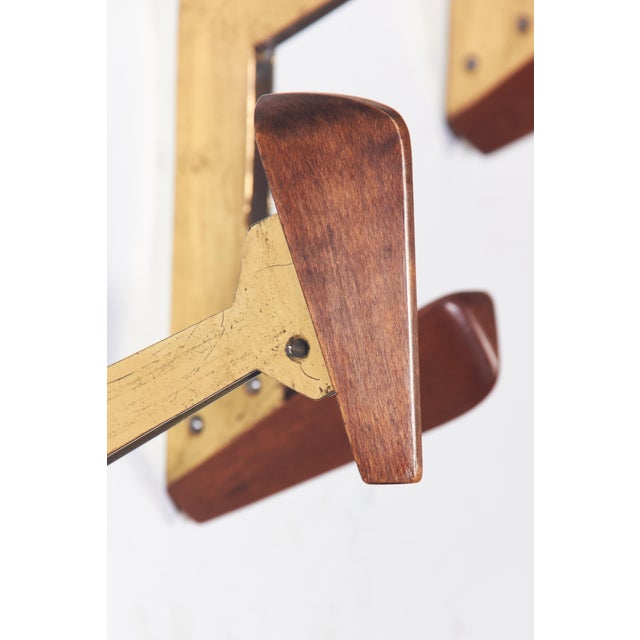 Vintage Azucena Brass Coat Hangers, 1960s, Set of 6 For Sale - Image 9 of 12