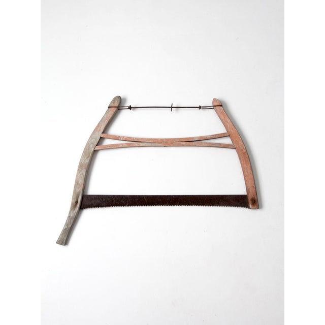 Antique Primitive Bow Saw For Sale - Image 4 of 10