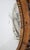Brown Round Bamboo and Rattan Wall Mirror, Italy, 1960s For Sale - Image 8 of 14