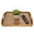 Boho Chic Artifacts Rattan Rectangular Tray with Glass Insert in Honey Brown - 17" For Sale - Image 3 of 6