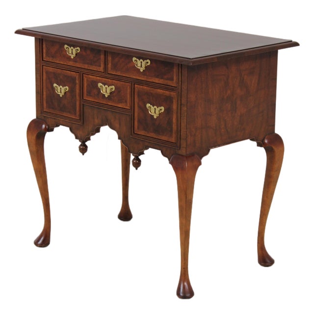 Baker Colonial Williamsburg Mahogany Lowboy For Sale