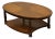 Heritage Furniture Banded Burled Walnut Italian Provincial 52" Oval Accent Coffee Table 18-503-69 For Sale
