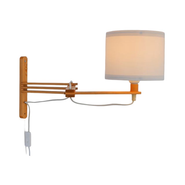 Mid-Century Modern Scandinavian Accordion Wall Lamp from Ikea, 1970s For Sale