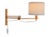 Mid-Century Modern Scandinavian Accordion Wall Lamp from Ikea, 1970s For Sale