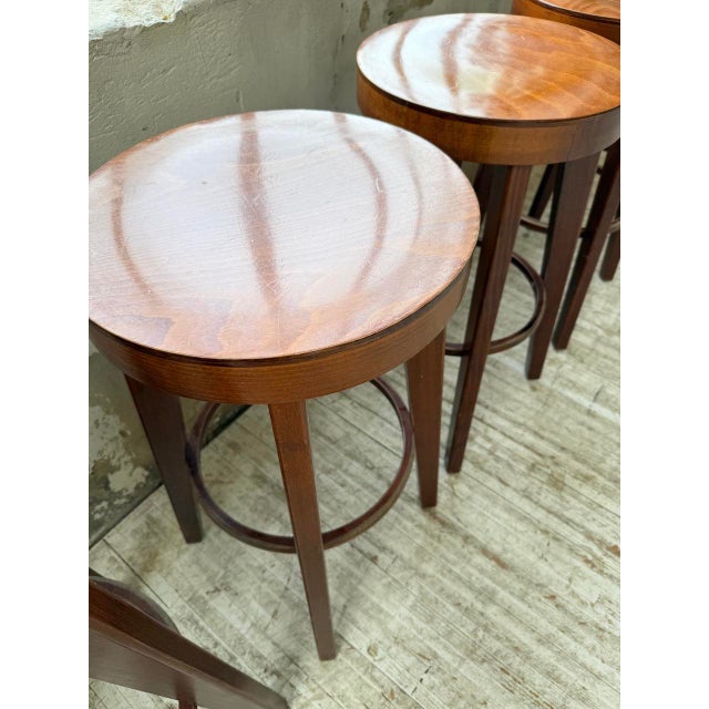 Vintage Baumann Stools, 1970s, Set of 6 For Sale - Image 15 of 18