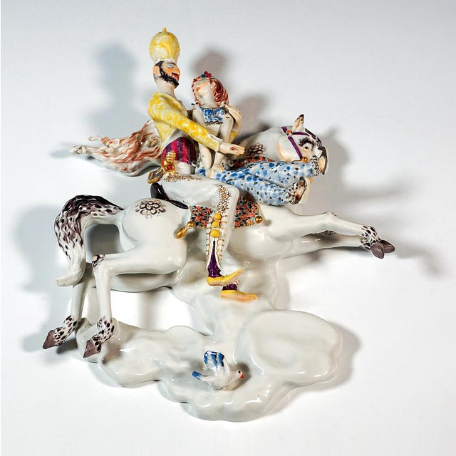 Wall Sculpture of Magic Horse by Peter Strang for Meissen, 1988 For Sale - Image 3 of 6