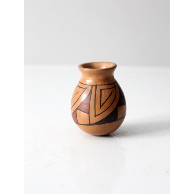 Vintage Southwestern Pottery Mini Vase For Sale - Image 9 of 9