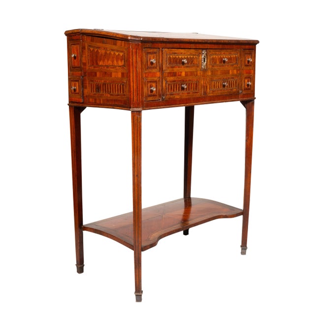 Louis XVI Tulipwood Ladies Work table For Sale In Boston - Image 6 of 12