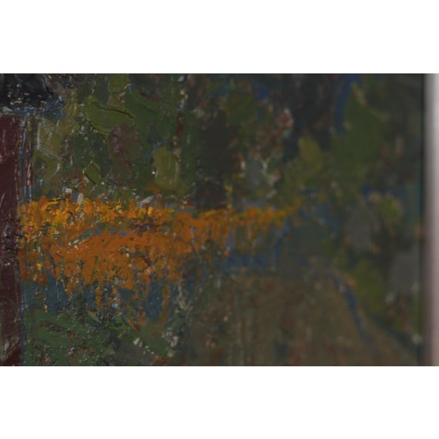 Svan Grandin, House and Garden, 1950s, Oil on Panel, Framed For Sale - Image 4 of 13