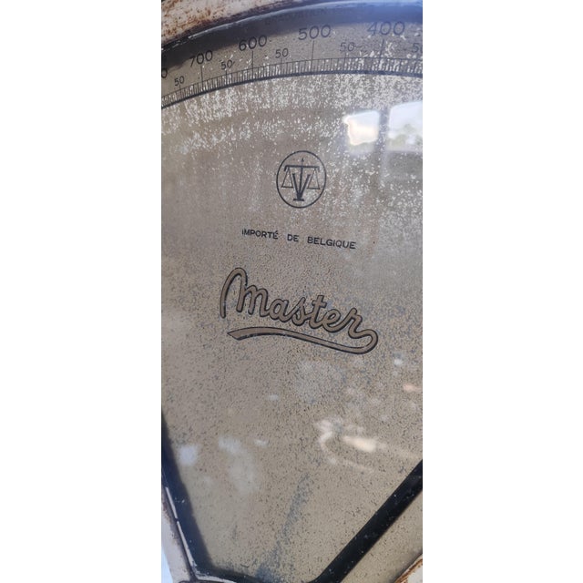 1940s Vintage Belgian Industrial Market Scale Master, 1940s For Sale - Image 5 of 8