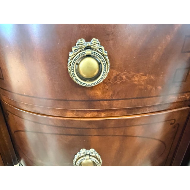 Late 20th Century Drexel Mahogany Marbletop Sideboard Credenza Buffet For Sale - Image 5 of 12