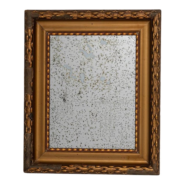 20th Century French Gilded Wooden Mirror For Sale