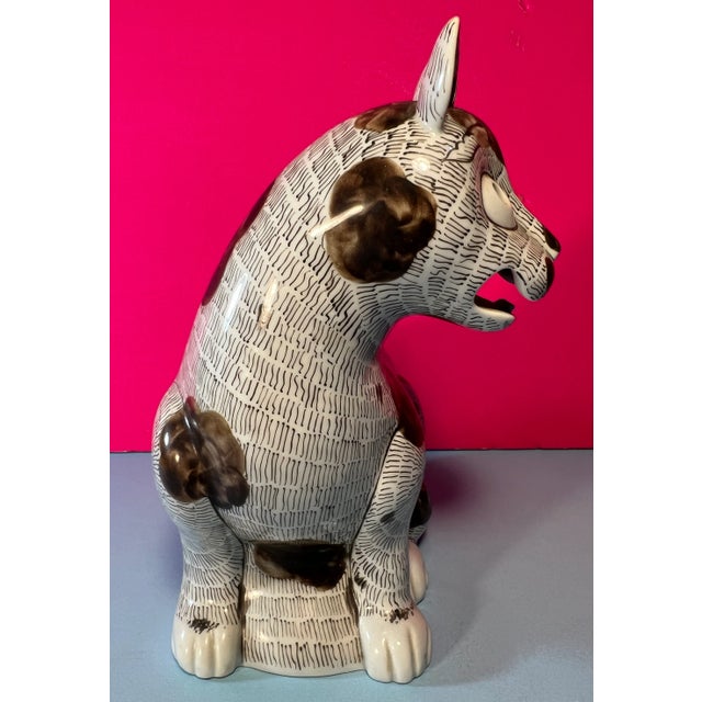 Rockefeller Collection Mottahedeh Porcelain Cat For Sale In New York - Image 6 of 12