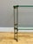 Brass and Glass 2-Tier Console Table by Peter Ghyczy, 1970 For Sale - Image 6 of 13
