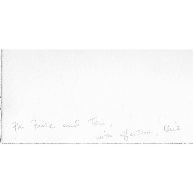 1976 mixed media print on paper by Rhode Island School of Design (RISD) trained artist William Heydt (born 1949). Pencil...