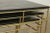 Black and Gold Faux Bamboo Iron Nesting Tables - Set of 3 For Sale - Image 10 of 13